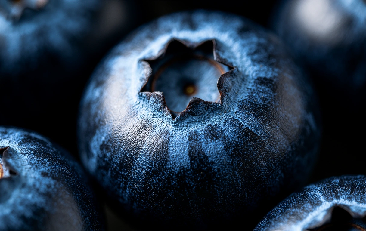 Blaubeeren Macro